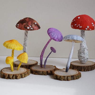 Book Art Workshop with Kate Kato - Mushrooms