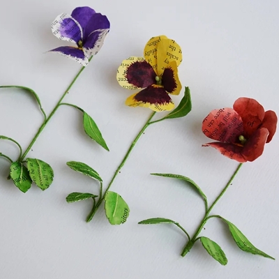 Book Art Workshop with Kate Kato - Flowers