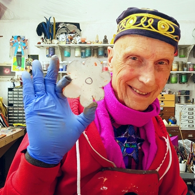 Make A Flower Wearable Art Workshop with Andrew Logan