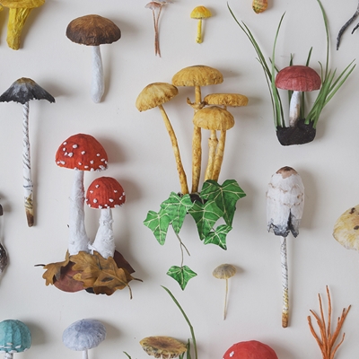 Book Art Workshop with Kate Kato - Mushrooms