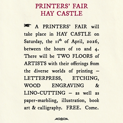 Hay Printer's Fair