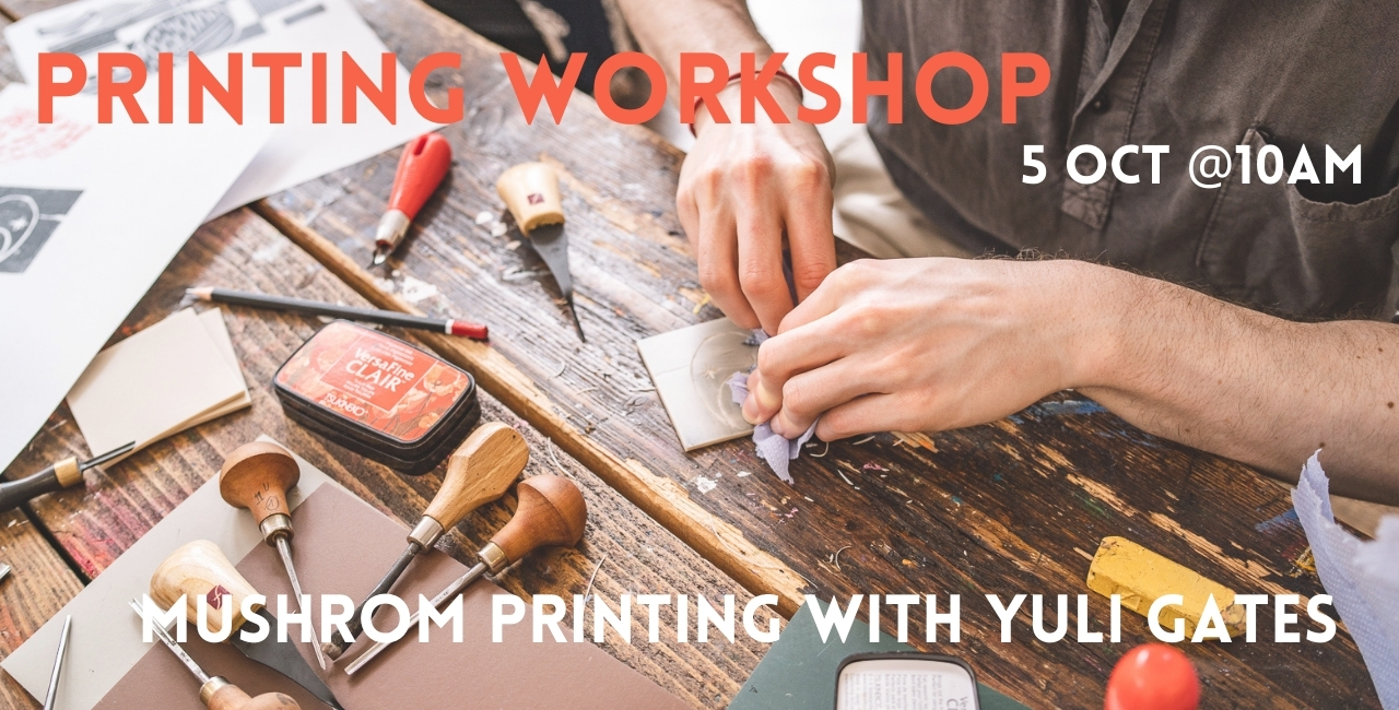 Mushroom printing workshop